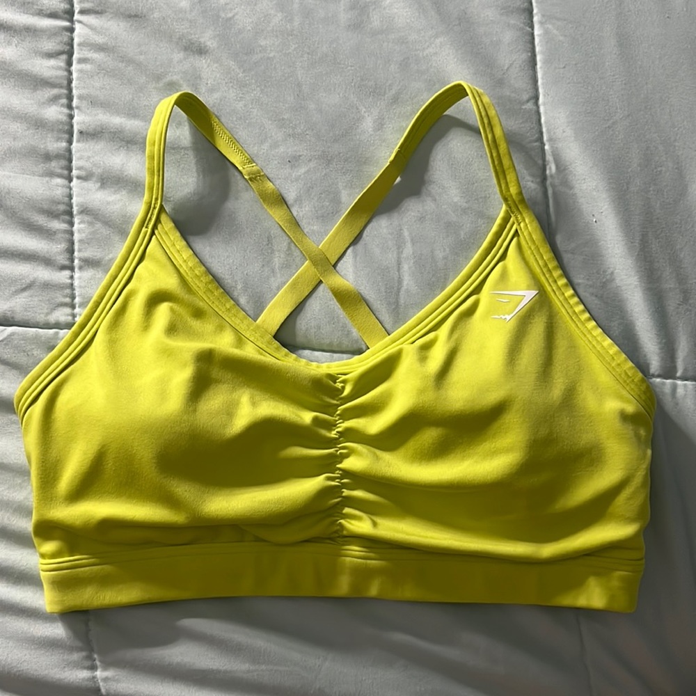 Gymshark ruched sports bra